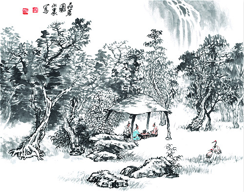 3龙山农,品茗图,49cm×69cm,中国画_meitu_15.jpg 3龙山农,品茗图,49cm×69cm,中国画_meitu_15.jpg
