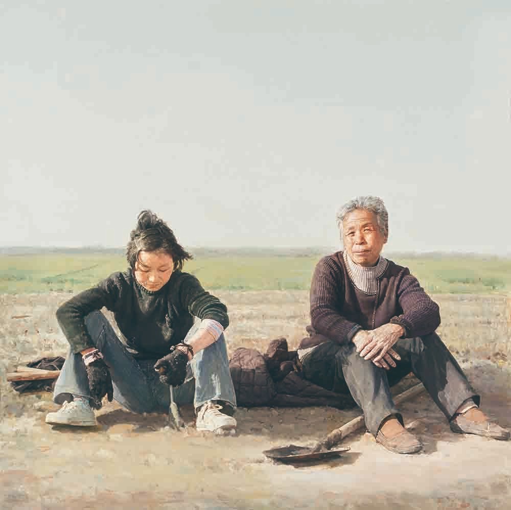 特19丁 昆  乡村记之一  155x150cm  油画.jpg 特19丁 昆  乡村记之一  155x150cm  油画.jpg