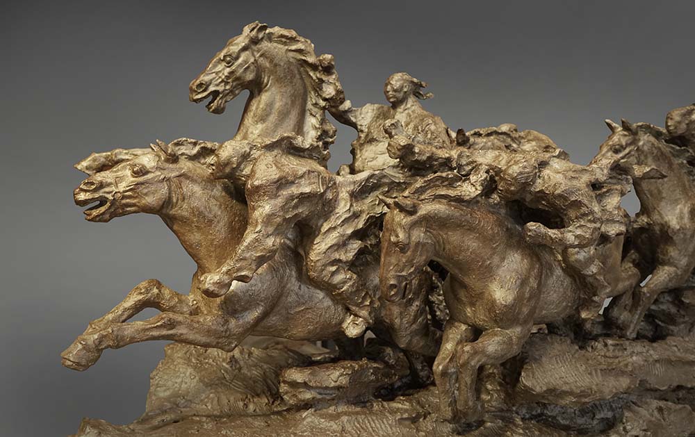 151-2《民族系列——蒙古族赛马节》(局部).jpg 151-2《民族系列——蒙古族赛马节》(局部).jpg