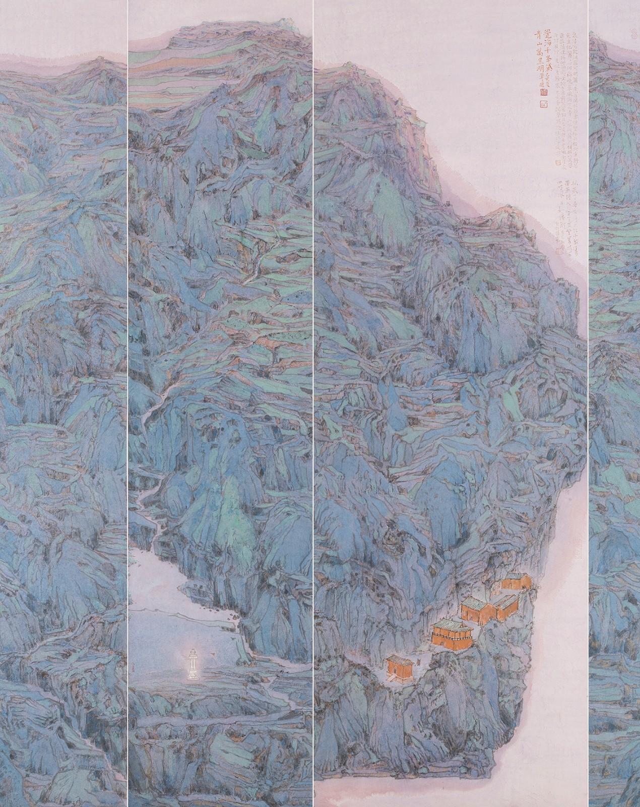 12《觉海千峰黛，青山万里明》 240x190cm 2019年.jpg