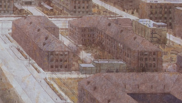 李义淳 学院旧区 112x55cm 水彩粉画 00.jpg